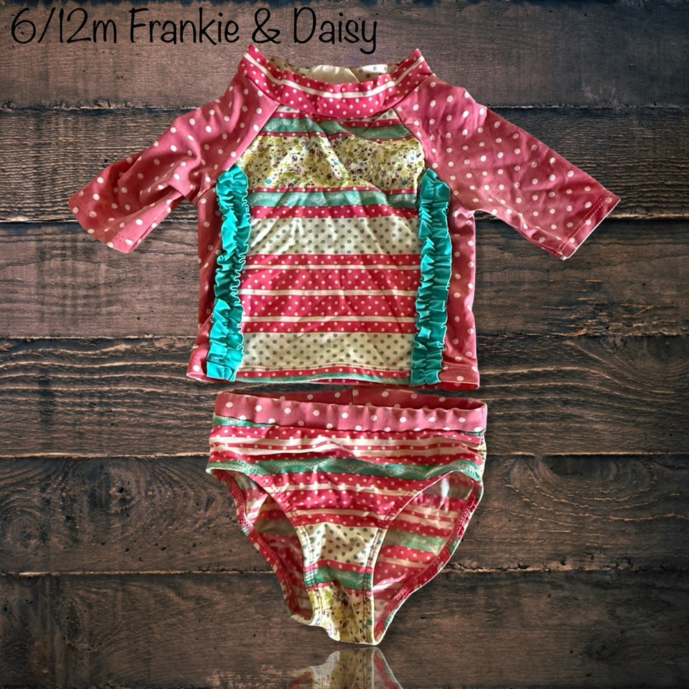 6/12m Frankie & Daisy Rashguard Swimsuit